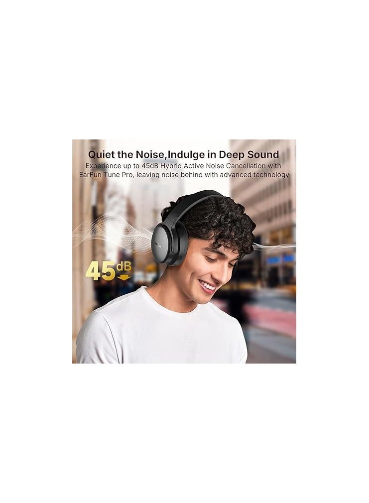 EarFun سماعات إيرفن تيون برو لإلغاء الضوضاء النشطة، سماعات بلوتوث لاسلكية، تصميم مريح، معادل صوت مخصص عبر التطبيق - Image 3