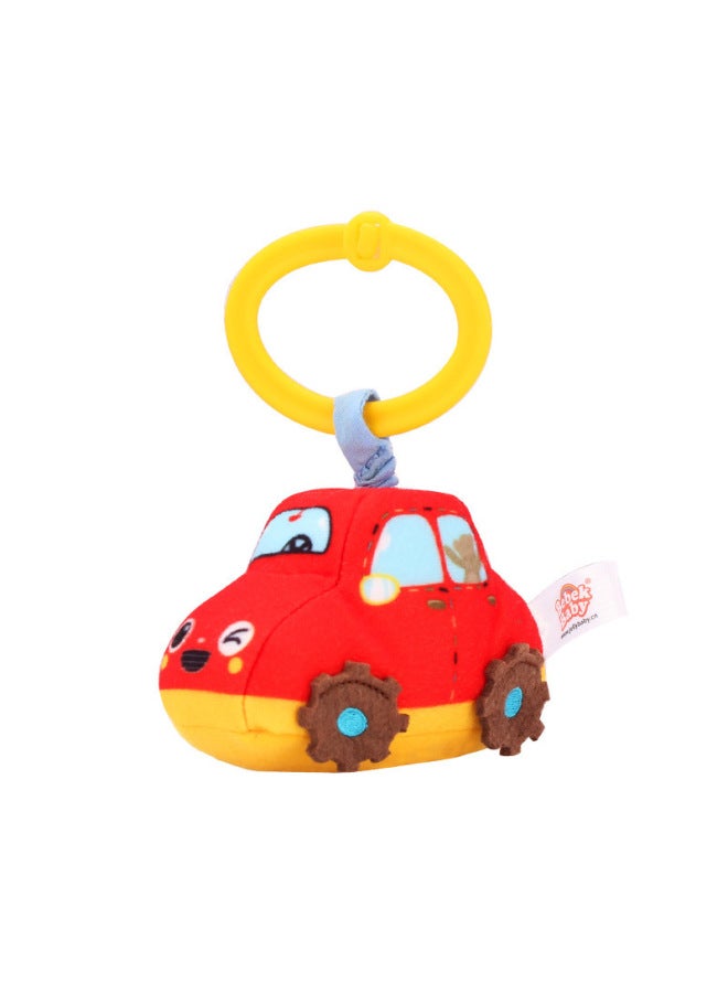 Jollybaby Lazhen 0-1 Year Old Baby Toy Newborn Baby Soothing Educational Toy Hand Rattle Bed Bell-Color:Pull Vibration-car - Image 1