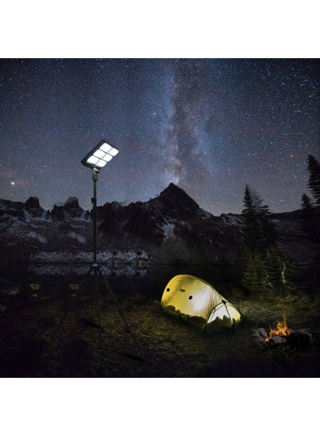 كروني كشاف ضوء LED يعمل بالطاقة الشمسية بثلاث مصابيح كروني Cn-25 - 3450 لومن مع 3 باور بانك بسعة 5200 مللي أمبير/ساعة، مقاوم للماء بدرجة IP44 للصيد والتخييم في الهواء الطلق - Image 3