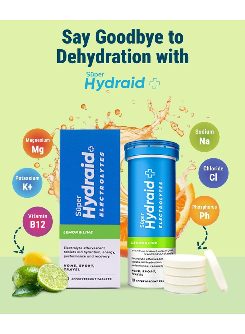 Super Hydraid Plus Electrolyte Drink Mix Lemon & Lime - Image 3