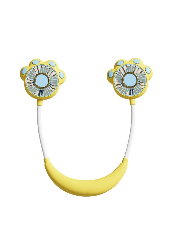 Nariele New USB Creative Hose Folding Portable Two speed Wind Lazy Hanging Neck Fan