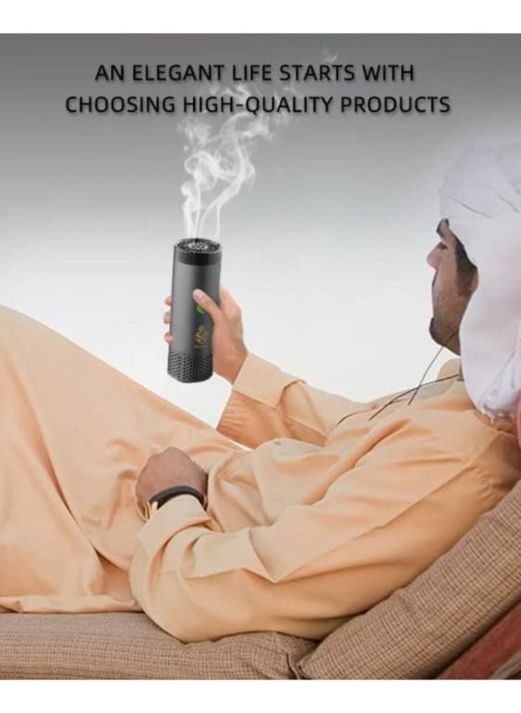 Bukhoor 2 In 1 Hair Incense Bakhoor Burner Electric Bakhoor Burner Incense Arabic Mubkhar Comb electric Luxury Incense Burner B20  - Image 4