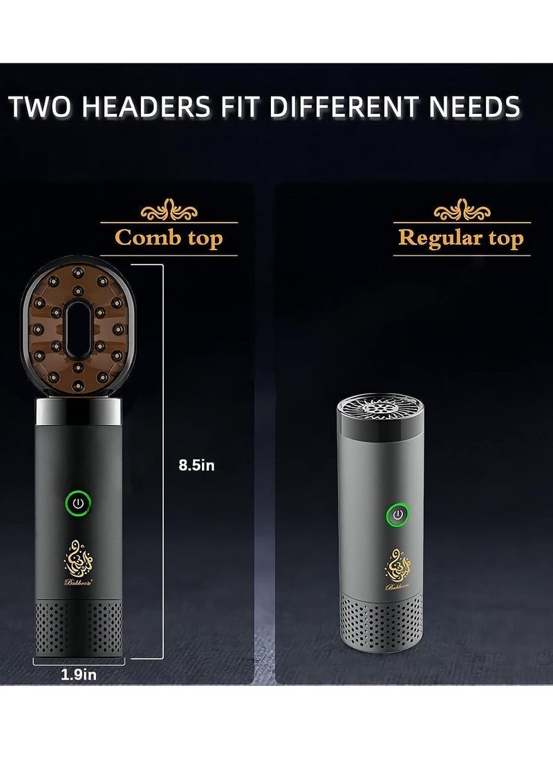 Bukhoor 2 In 1 Hair Incense Bakhoor Burner Electric Bakhoor Burner Incense Arabic Mubkhar Comb electric Luxury Incense Burner B20  - Image 5