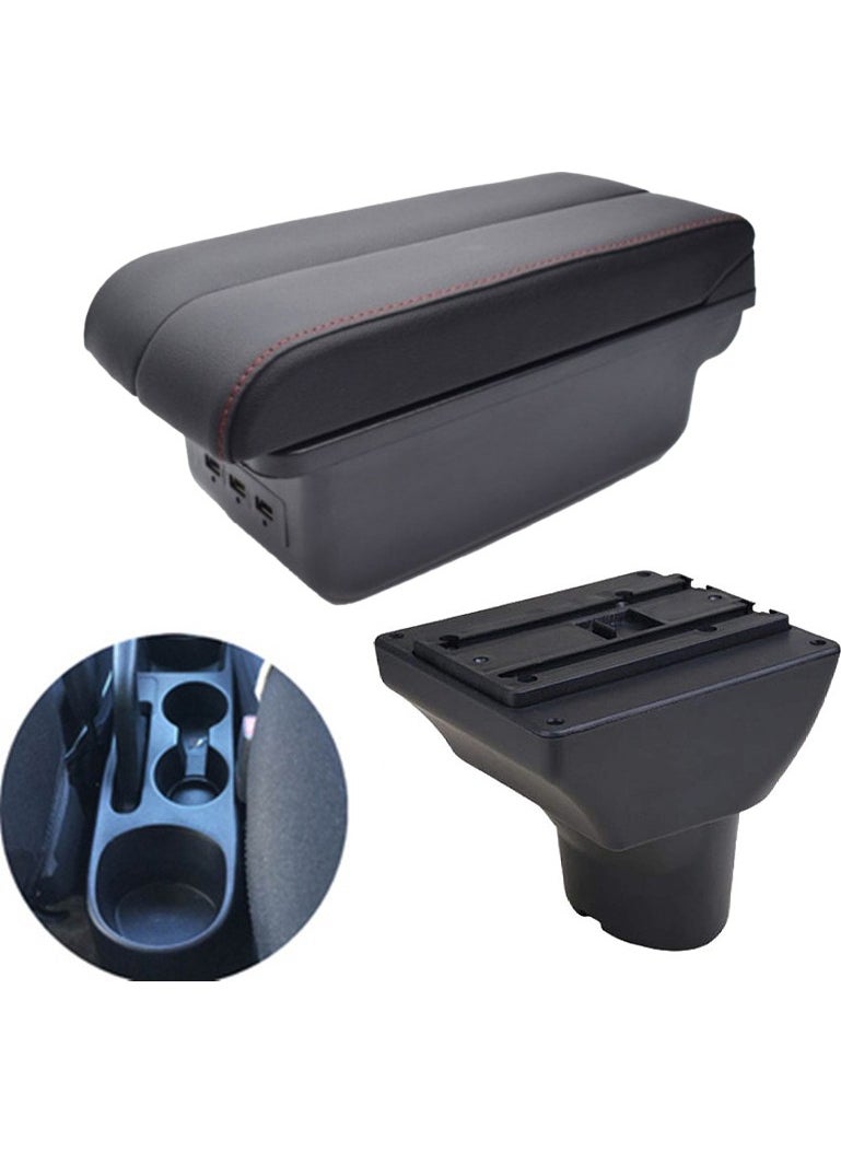 Techmaster Hyundai I20 2012-2018 No Drilling, No Screws, Armrest Armrest  - Image 5
