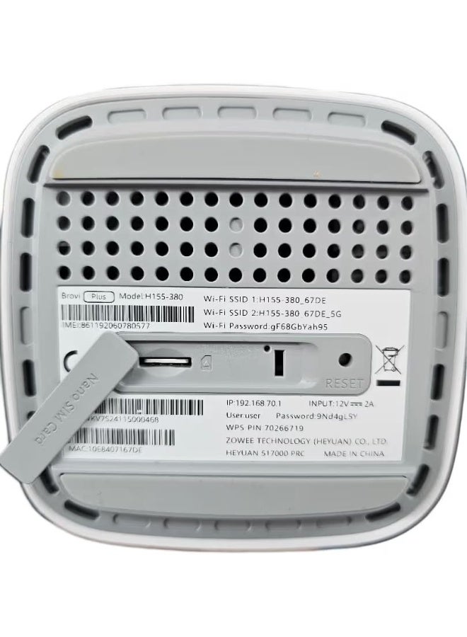 Used Router like new Only Du & virgin SIM card working High-Speed 5G SIM Card Router - Wireless Wi-Fi6 Dual-Band Connectivity, Supports 4G/5G Network Home, without box - Image 3