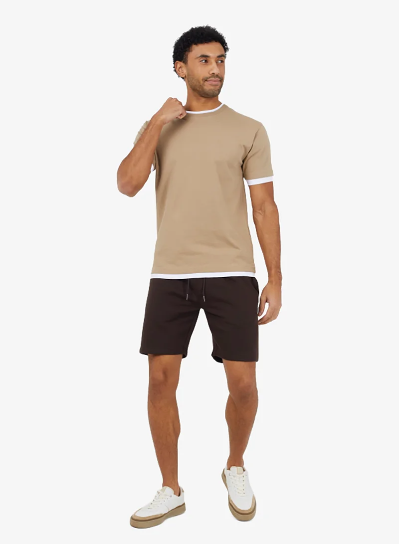 BRAVE SOUL  MENS SHORTS WITH DRAWCORD AND METAL EYELET & AGLET. SIDE ENTRY POCKETS - BACK RHS AS WORN POCKET-ELASTICATED WAIST BAND. for Men | Best Price UAE