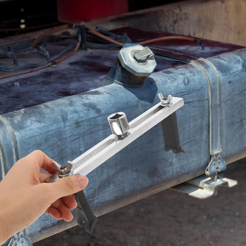 Car Tank Lid Opener Wrench Two-claw Angled Fuel Pump Cover Remover Tool Vehicle Tank Lid Repair Tool for Automotive System Maintenance - Image 5