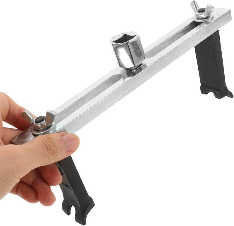 Car Tank Lid Opener Wrench Two-claw Angled Fuel Pump Cover Remover Tool Vehicle Tank Lid Repair Tool for Automotive System Maintenance - Image 4
