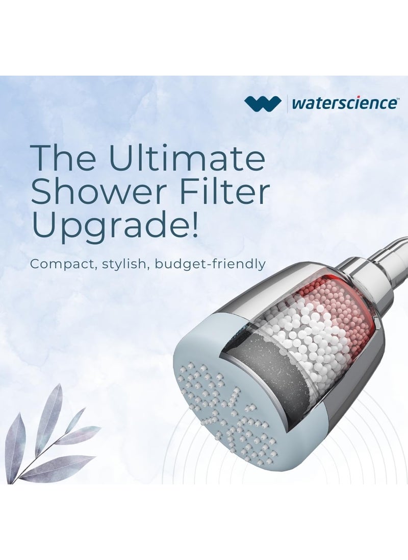 WaterScience WaterScience CLEO Shower Filter for Bathroom Hard Water Softener for Shower Water Softener for Home Matte Black Finish CLEOSFS423  - Image 4