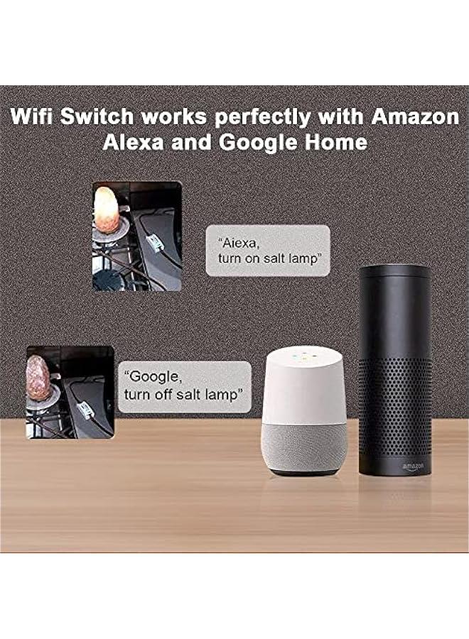 BWSJ Smart WiFi  Wireless Socket atible with Alexa Home Smart Life APP Iph  Remote Control Relay  DIY Module for Home Hotel Office Voice Control Timer Function 4 ) - Image 4