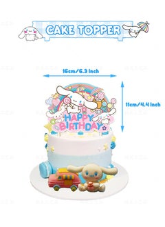 General Cinnamoroll - Birthday Decorations, Party Supplies Set Includes Banners, Balloons, Hanging Swirls, Cake Decorating, Children's Tablecloth and Cinnamoroll Themed Parties  - Image 3