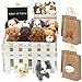 Tldcdte 37Pcs Adopt A Puppy Party Favors Set 12 Plush Puppy Toys with 12 Rattan BasketGift BagsFenceChalkboardDog Adoption Birthday Party SuppliesDog Themed Birthday Party Decorations - Image 2