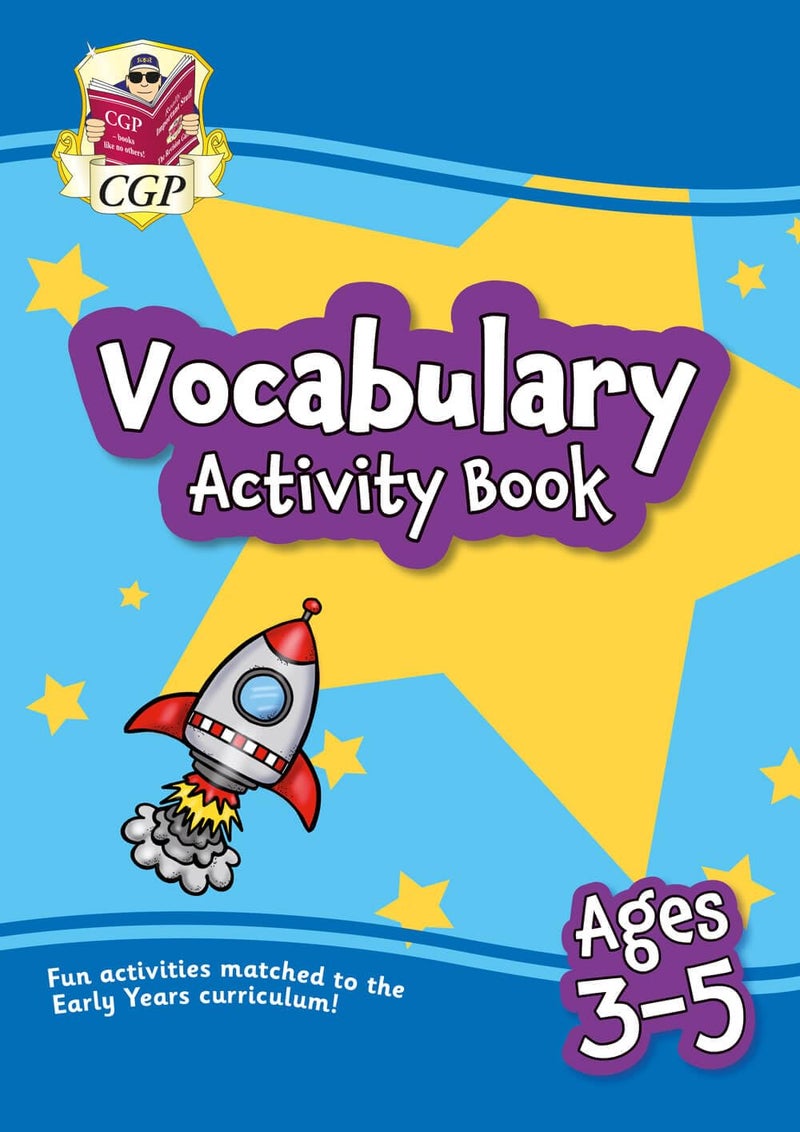 Coordination Group Publications Ltd (CGP) Vocabulary Activity Book for Ages 3-5 - Image 1