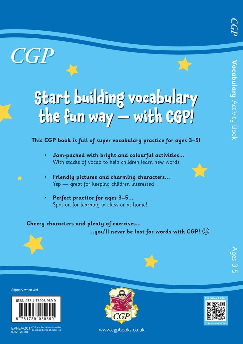 Coordination Group Publications Ltd (CGP) Vocabulary Activity Book for Ages 3-5 - Image 2