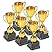Playbees Fun Gold Plastic Trophies 6 Pack 7 Inch Award Trophy Cup Set for Superstar Kids Champion Celebrations Sports Galore and Victory Vibes Desktop Toy - Image 3
