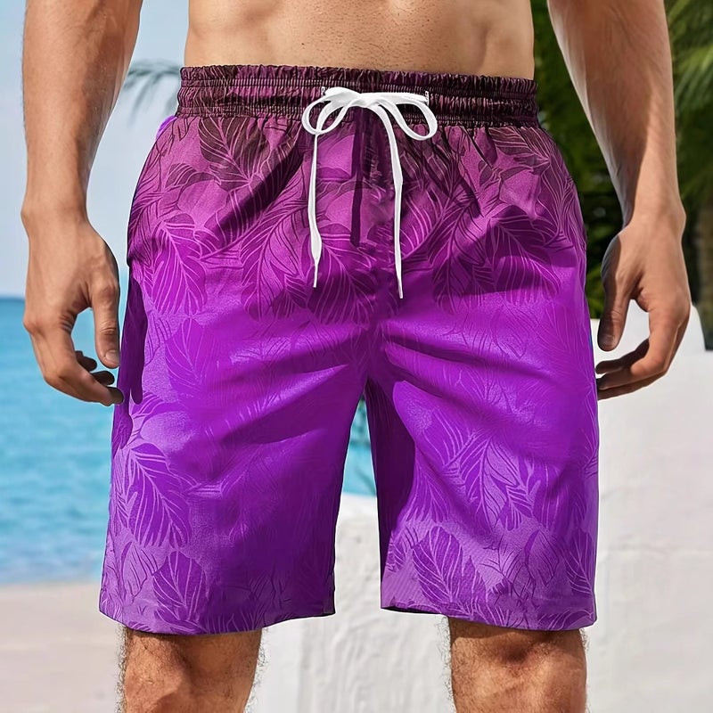 Men'S All-Season Casual 3D Printed Straight-Leg Shorts Sports Beach Drawstring Digital Quick-Dry - Image 3