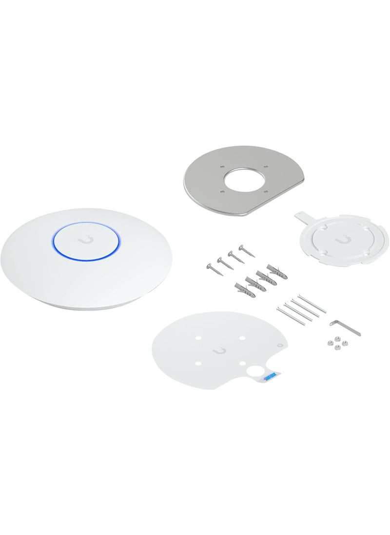 نقطة وصول Ubiquiti المدمجة، المثبتة على السقف، بتقنية WiFi 7 مع 4 تدفقات مكانية، U7-LITE