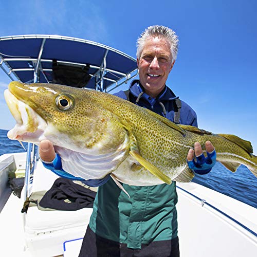 Drasry قفازات دراسري لحماية الأشعة فوق البنفسجية بدون أصابع للرجال والنساء UPF 50+ SPF لقفازات الصيد والتجديف والمشي والإبحار والتجديف تحت الشمس بنفسجي S - Image 5