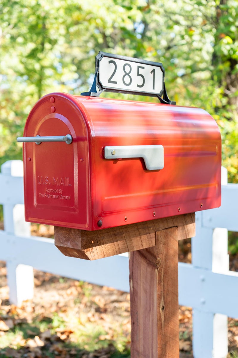 Architectural Mailboxes 3460B Manhattan Address Plaque, Small, Black - Image 2