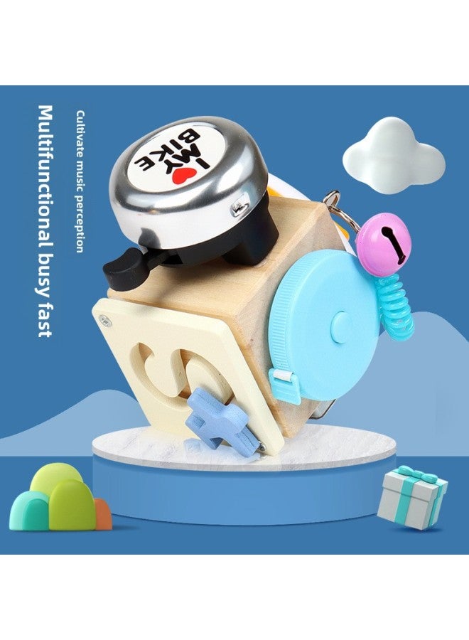Children's Montessori Fun Life Busy Block Baby Enlightenment Educational Early Education Teaching Aids Unlock Toys Busy Board-Color:XM Life Busy Block  - Image 4