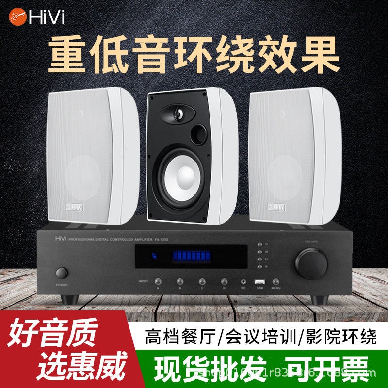 Hivi Va4-Os Wall-Mounted Audio Shop Background Music Conference Room Speaker System Va5-Os Suit Va6-Os - Image 3