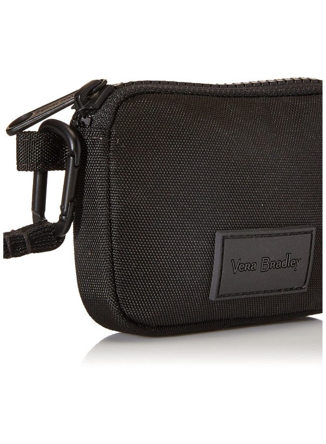 Vera Bradley Women'S Recycled Lighten Up Reactive Ziparound Wristlet With Rfid Protection Black One Size - Image 3