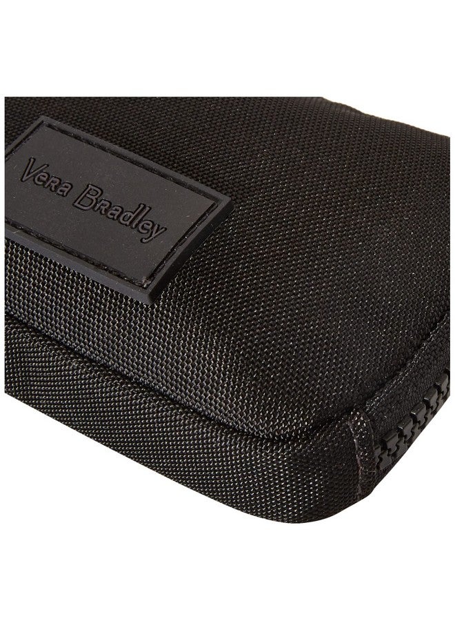 Vera Bradley Women'S Recycled Lighten Up Reactive Ziparound Wristlet With Rfid Protection Black One Size - Image 4