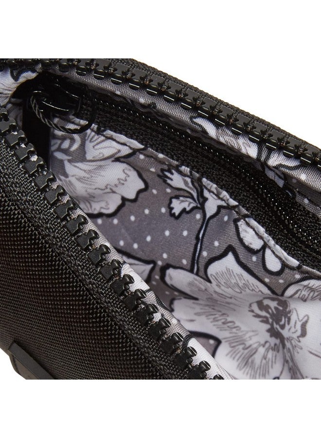 Vera Bradley Women'S Recycled Lighten Up Reactive Ziparound Wristlet With Rfid Protection Black One Size - Image 5