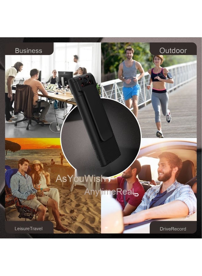 NIBEMINENT - HD Portable Night Vision Dash Cam B21 for Vehicle and Meeting Recording - Image 1