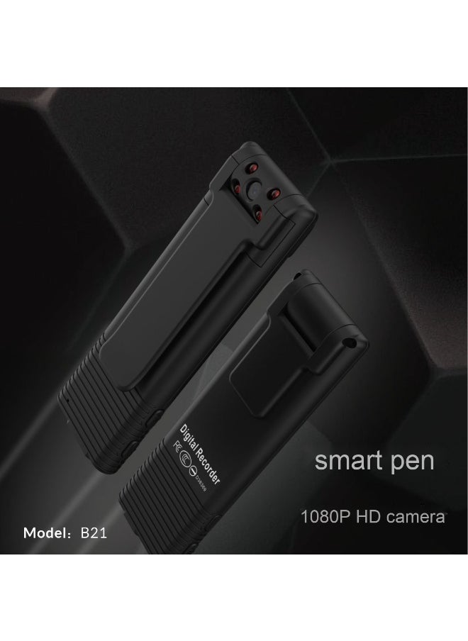 NIBEMINENT - HD Portable Night Vision Dash Cam B21 for Vehicle and Meeting Recording - Image 1