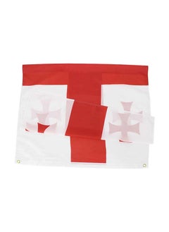 THE BABA Georgia Flag 2'X3' (60X90Cm) For Euro 2024 - Good Quality - Indoor And Outdoor Use  - Image 2