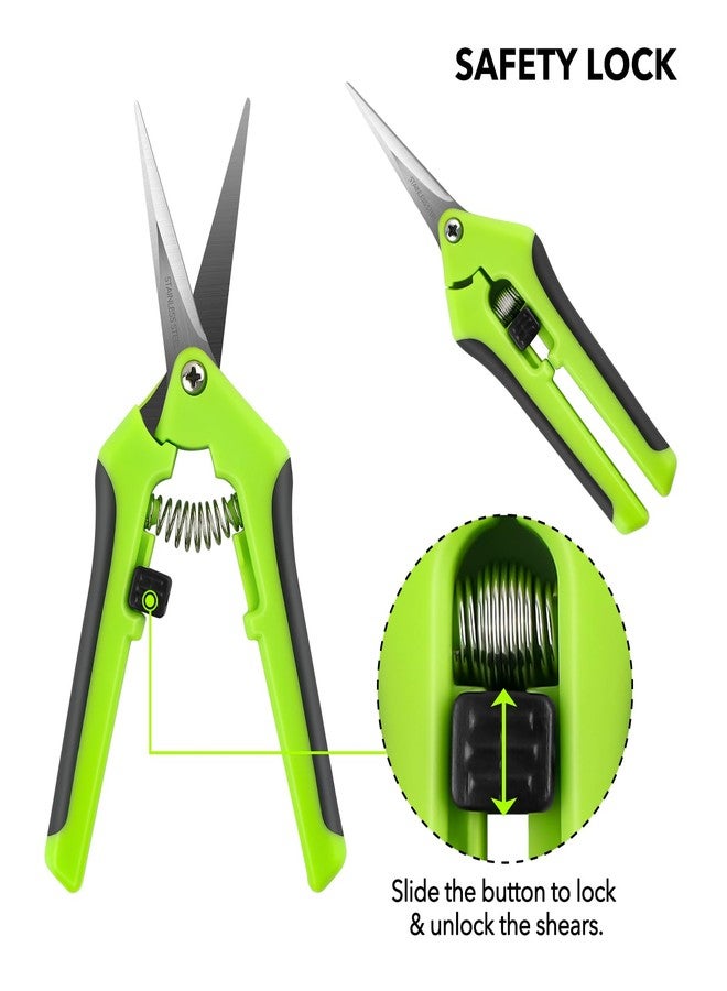CYFUN DESIGN 2 Pcs Ergonomic Spring-Action Scissors,Spring-Loaded Craft Shears with Stainless Steel Blades,for Cutting Intricate Details and Tight Patterns,Spring Action Precision,Easy Grip Ergonomic Scissors - Image 3