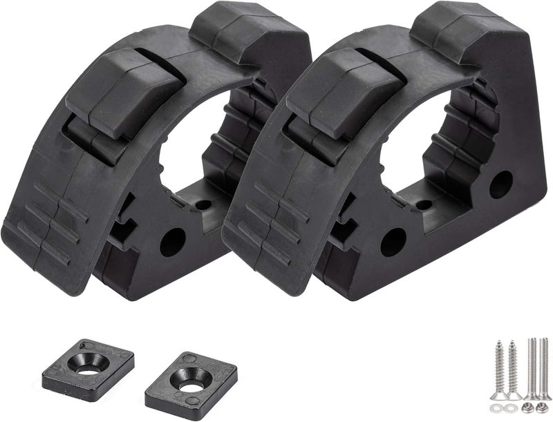 SINOKING Shovel Mount Rubber Clamp for Securing Equipment from 1-1/4" to 1-3/8" in diameter for Home, Garage, Boat, RV, ATV & Off-Road - Image 1