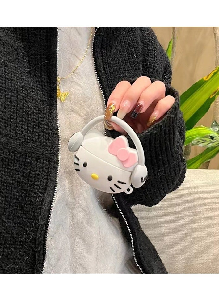 Generic - For Bluetooth Headset Airpods 3 Generation Protective Case - Hello Kitty  Protective Case - Silicone Drop Resistant Waterproof Case - Image 1