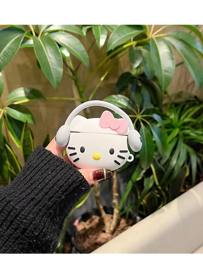 Generic - For Bluetooth Headset Airpods 3 Generation Protective Case - Hello Kitty  Protective Case - Silicone Drop Resistant Waterproof Case - Image 1