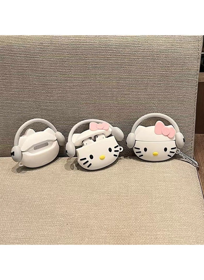 Generic - For Bluetooth Headset Airpods 3 Generation Protective Case - Hello Kitty  Protective Case - Silicone Drop Resistant Waterproof Case - Image 1