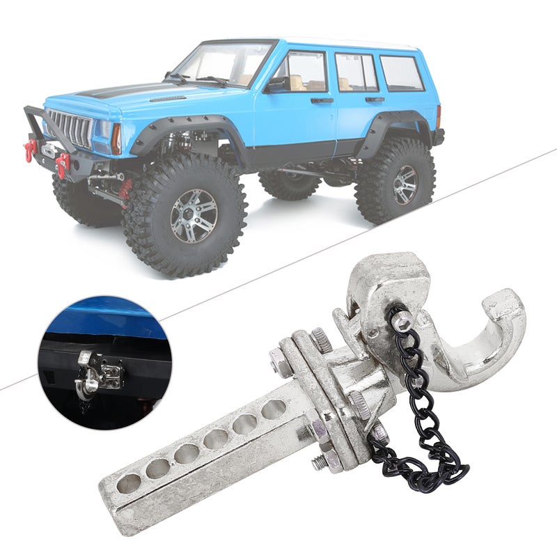Metal Trailer Hook Accessory Spare Parts Fit for Traxxas TRX4 TRX6 SCX10 RC CrawlerSilver - Image 5