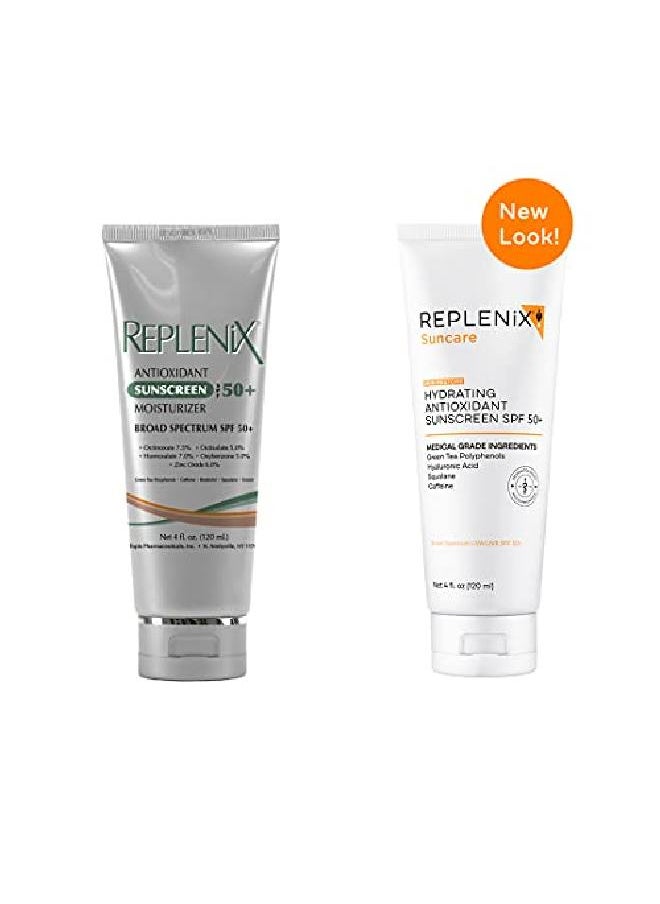 Replenix Antioxidant Hydrating Sunscreen Spf 50+ Medical Grade Sun Protection Zinc Oxide Uva/Uvb Protection Safe For Sensitive Skin 4 Oz  - Image 4