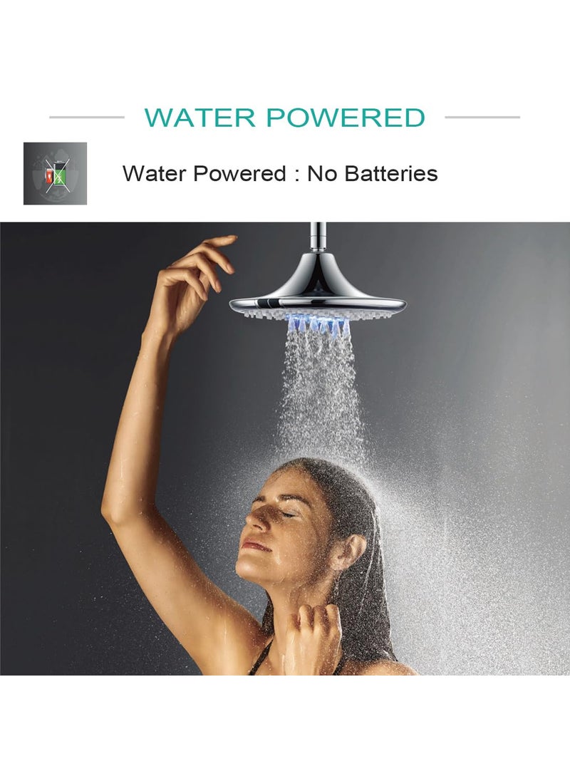 Alton ALTON SHR20915 ABS ISwitch 9INCH 3Flow Overhead Shower Chrome Sensor LED Technology  - Image 3
