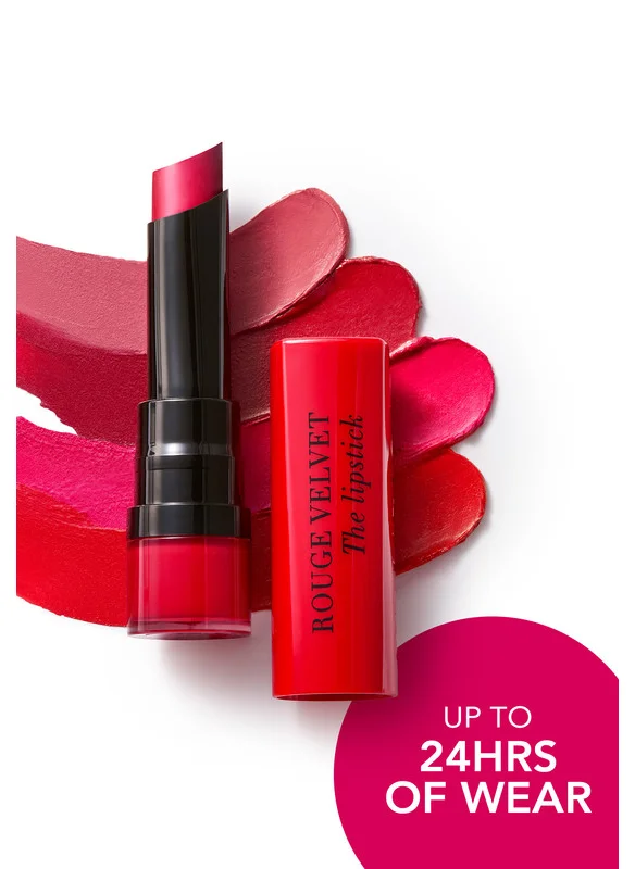 BOURJOIS PARIS Rouge Velvet The Lipstick - 49 - Maca’Rose, 2.4 g