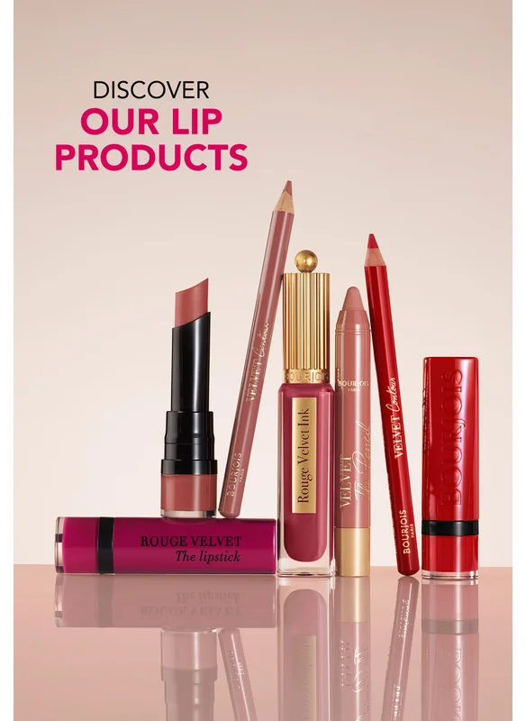 BOURJOIS PARIS Rouge Velvet The Lipstick - 49 - Maca’Rose, 2.4 g