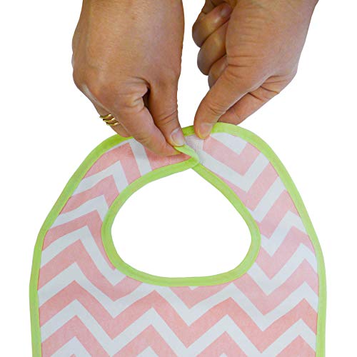 Neat Solutions Girl 10 Pack Water Resistant Bib Set, 10 Count - Image 4