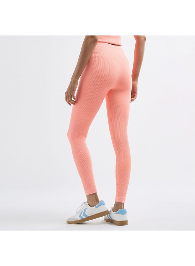 Splash FAV Ribbed Leggings with Elasticated Waistband  - Image 3