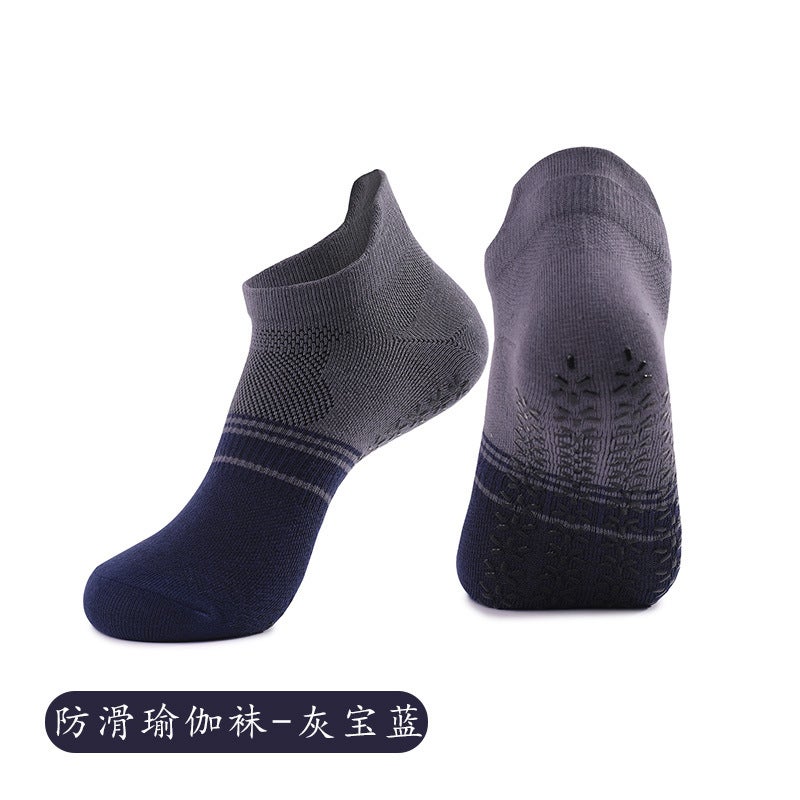 Generic Strap Yoga Socks Non-slip Professional Womens Medium Pilates Socks Short Towel Bottom Fitness Sports Floor Socks X82 gray sapphire blue "professional yoga socks" regular