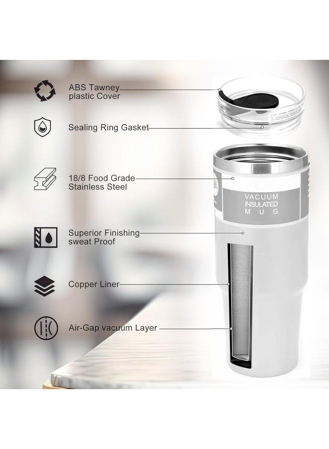 BS B&S Vacuum Insulated Bottle | Leak-Proof 3-Way Lid | BPA-Free Tumbler Flask Bottle | 304 Stainless Steel Insulated Double Wall | 12 Hours Hot and Cold Water Bottle | Vacuum Flask 900ML (Green) - Image 2