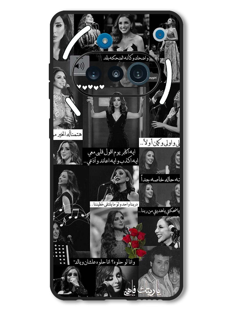 Theodor Case Compatible with Nothing Phone 3a Protection Shockproof Bumper Cover Arab quote (22) - Image 1