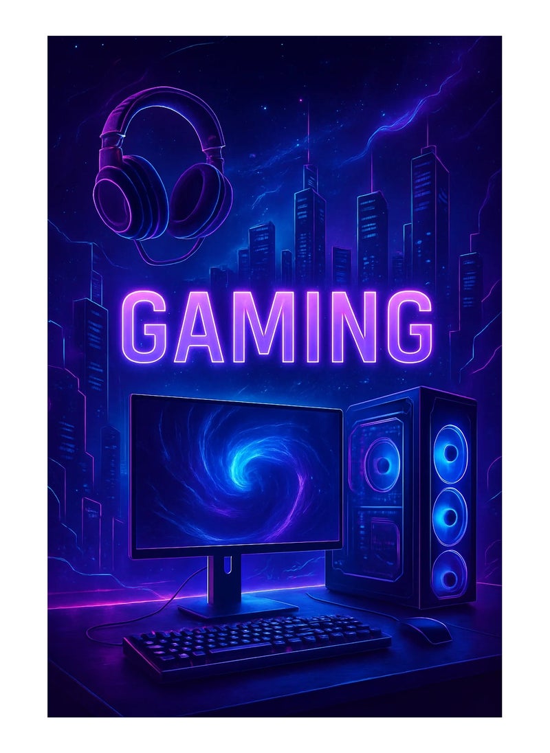 GAMEO - 27" Gaming Monitor, E Series Fast IPS, FHD (1920x1080) 180Hz Refresh Rate, 1ms Response Time, HDR, FreeSync, Adjustable Stand, HDMI 2.1 & DP 1.4 - Ideal for eSports & Console Gaming - PS5, VR MR27FHD180IPS Flat Black - Image 1