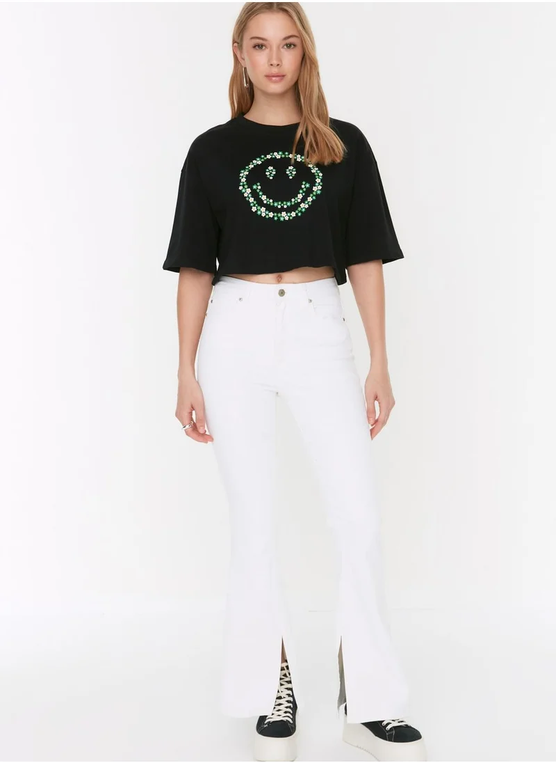 trendyol High Waist Straight Jeans