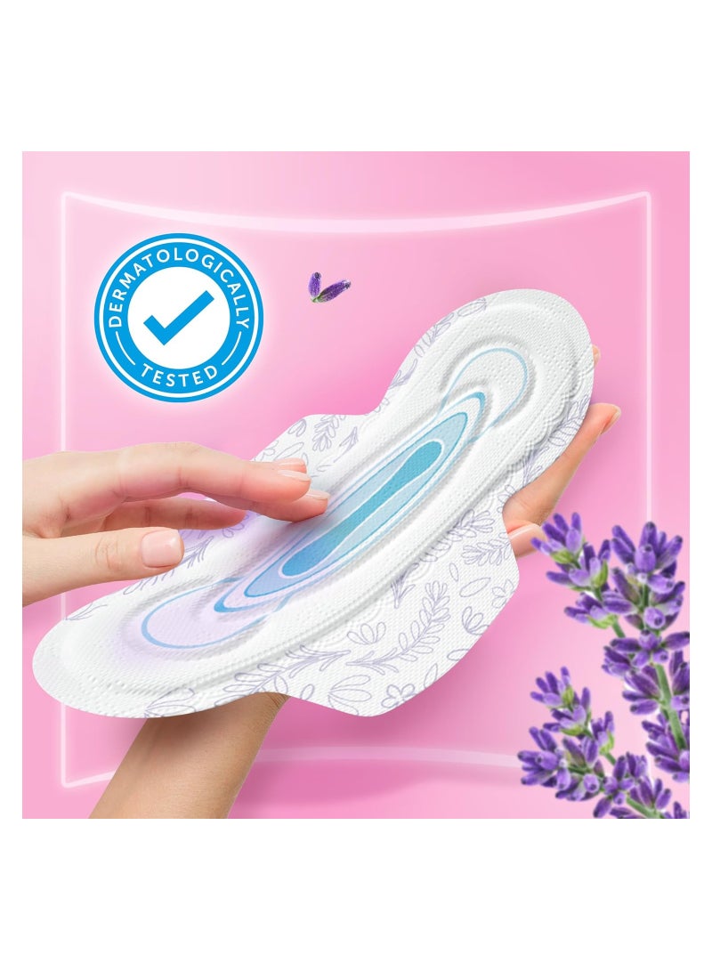 Always Skin Love Pads Lavender  Maxi Thick & Large 10 Count - Image 2