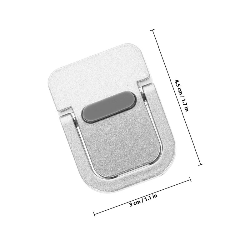 Adjustable Height Metal Laptop Stand Silver Portable Ventilation Riser For Desk Cooling - Image 3